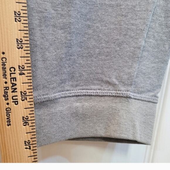 Calvin Klein Joggers Womens XL French Terry Gray Ribbed Cuffs Pockets Logo New - Picture 8 of 9